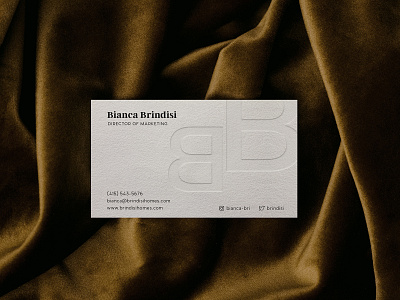 Embossed Business Card