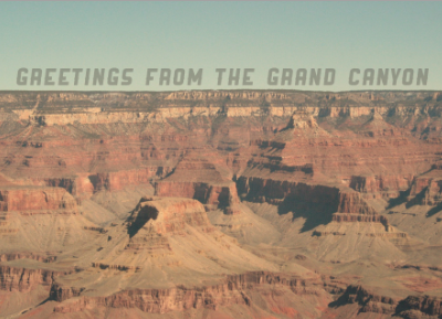 Grand Canyon Postcard