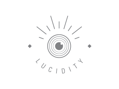 Lucidity branding camera eye logo lucid visual
