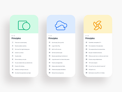 Principles 1-30 advice branding design flat heuristics iconography icons principles quotes ui ux