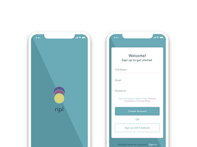 Daily UI Challenge: Day 01 01 app daily ui design log in sign up splash ui ui challenge ux