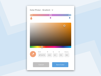Daily UI Challenge - Day 60 060 app color picker daily ui design eye dropper flat gradient ui ux web