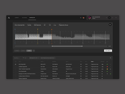 Atomize - DJ Workshop app design dj software music music app product design ui ux