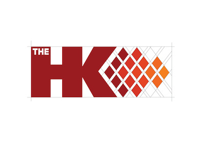 The HK graphic design identity logo design network identity