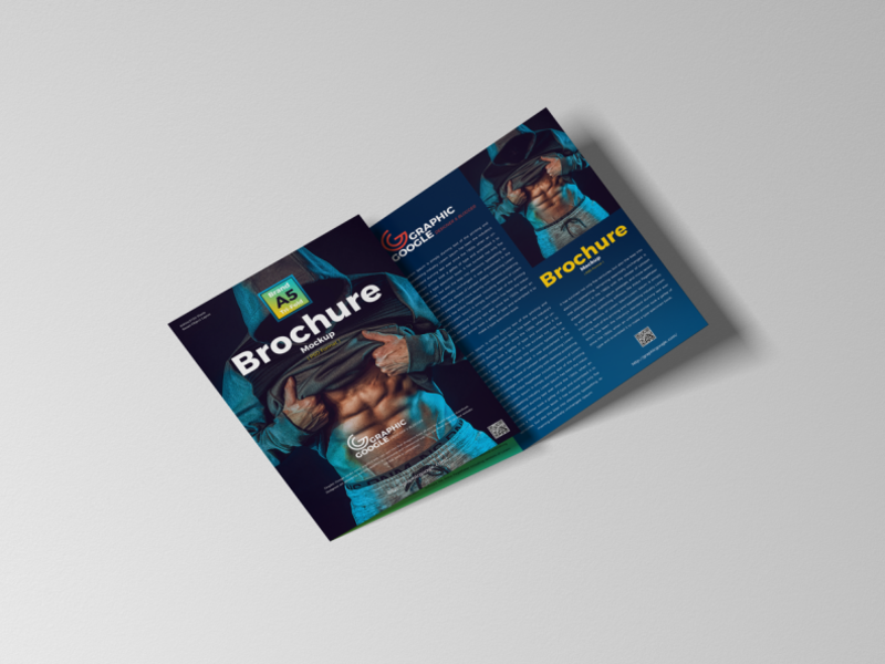 Free Brand A5 Tri Fold Brochure Mockup By Graphic Google On Dribbble