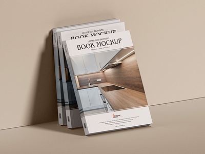 Free Letter Size Branding Book Mockup