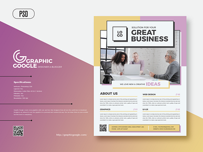 Free Modern Corporate Business Flyer business flyer design business flyers flyer flyer artwork flyer design flyer design template flyer designs flyer template flyers free freebies graphics print print design psd template templates