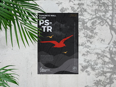 Free Concrete Wall Glued Poster Mockup branding download font frame free free mockup freebie identity logo mock up mockup mockup free mockup psd mockups poster mockup poster mockup free print psd stationery template