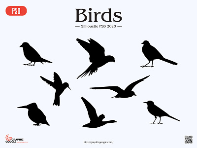 Free Birds Silhouette PSD download free free vector free vectors freebie psd freebies illustratoin print psd silhouette silhouettes vector vectors