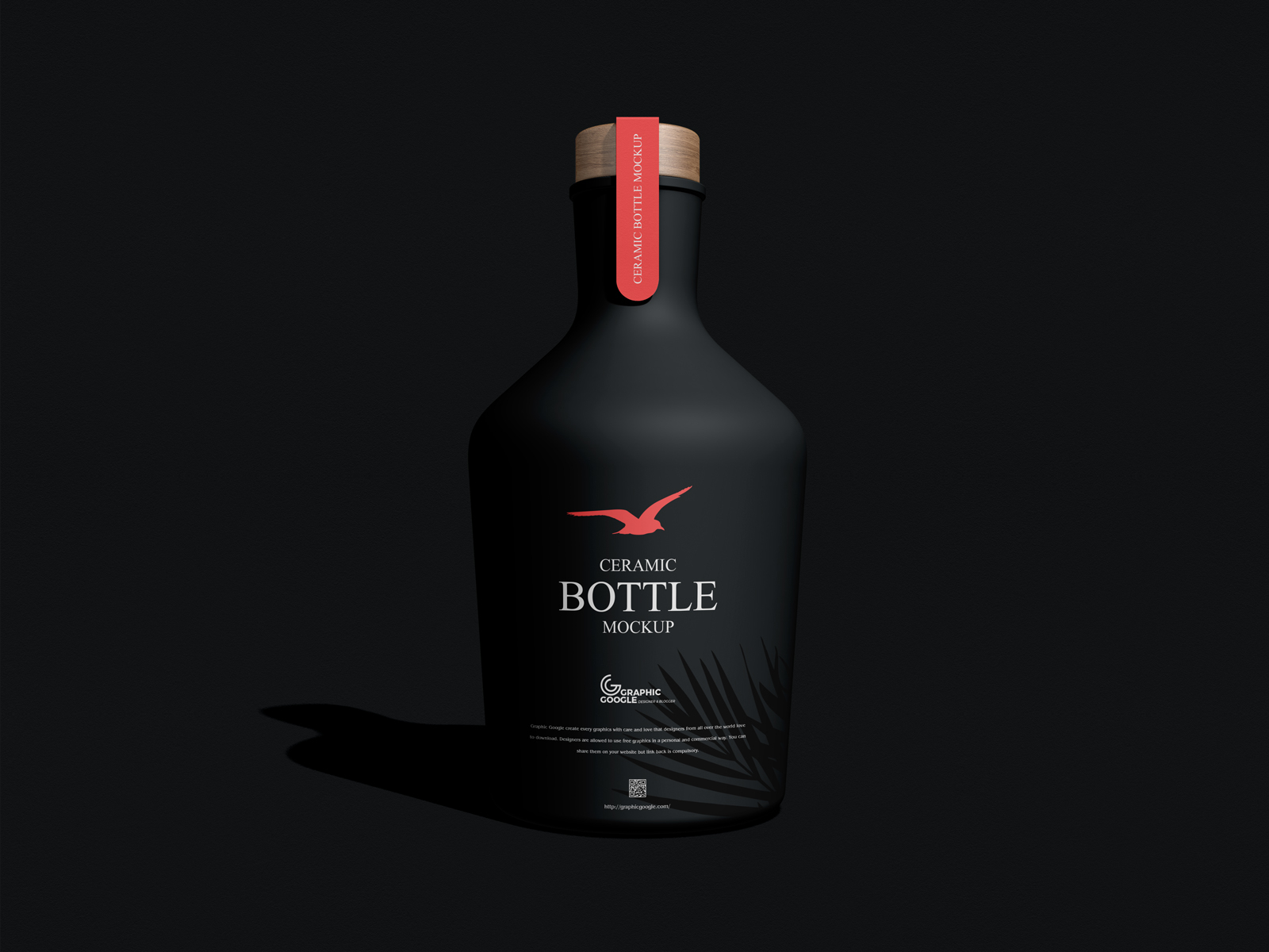 Download Free Ceramic Bottle Mockup by Graphic Google on Dribbble