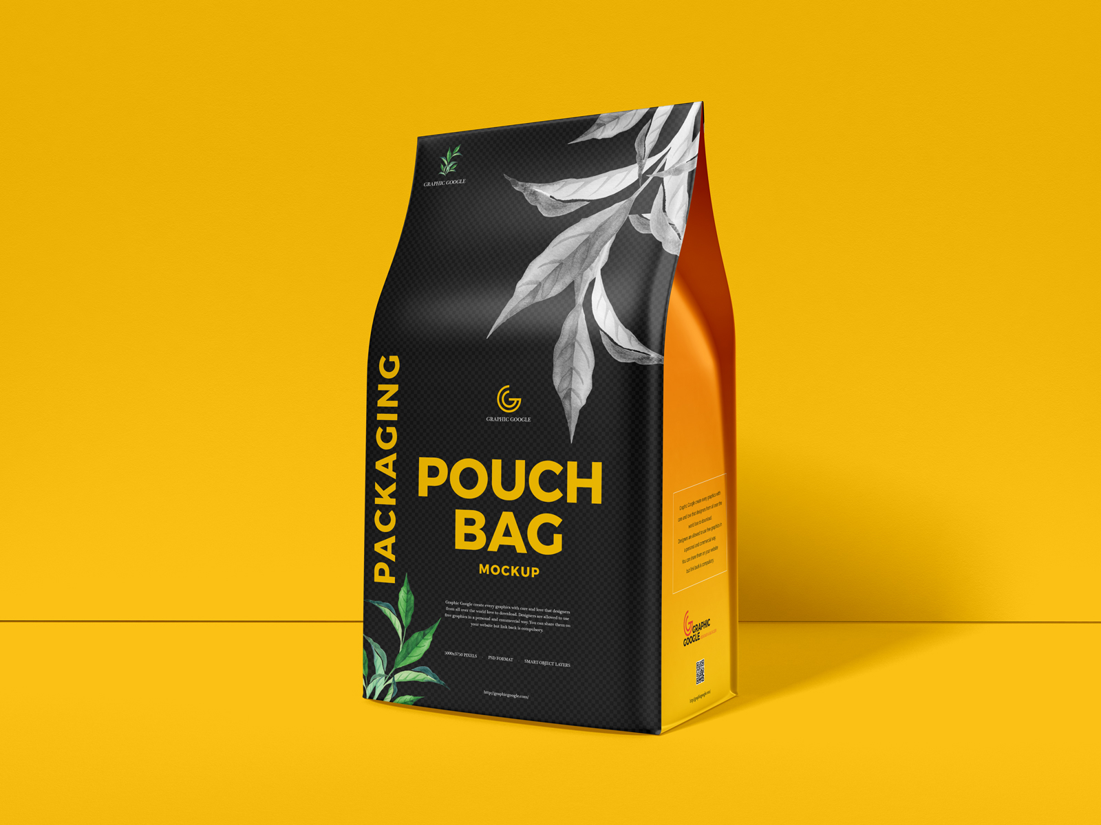 Download Free Packaging Pouch Bag Mockup By Graphic Google On Dribbble PSD Mockup Templates