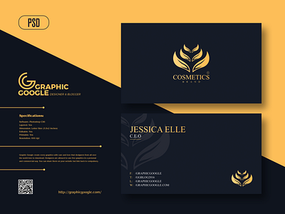 Free Cosmetics Business Card Design business card business card design business cards businesscard design download free free template freebie freebies graphics print print design template template design templates
