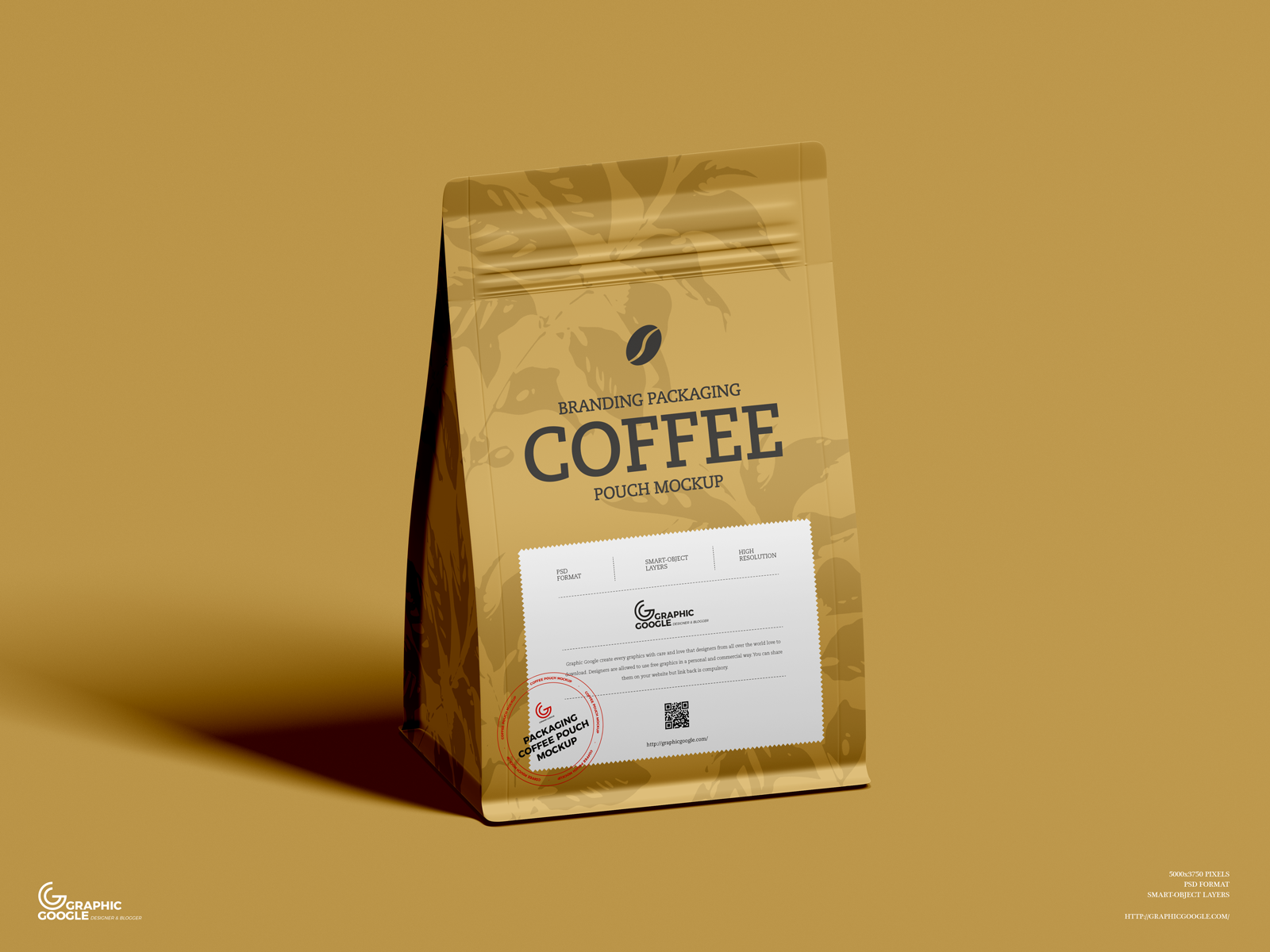 Download Free Coffee Packaging Pouch Mockup By Graphic Google On Dribbble Yellowimages Mockups