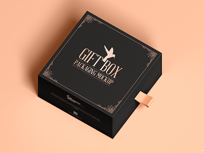 Free Gift Slide Box Mockup By Graphic Google On Dribbble