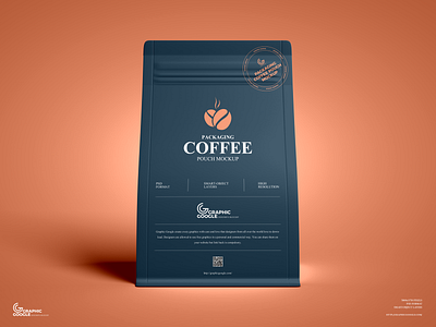 Download Free Coffee Pouch Mockup By Graphic Google On Dribbble