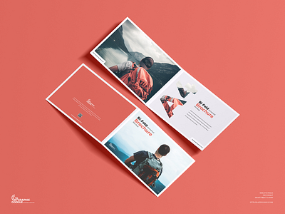 Free Bi-Fold Brochure Mockup brochure mockup