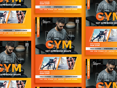 Free Gym Fitness Flyer Design Template design download fitness flyer flyer flyer design free freebies graphic design graphics gym flyer print print design template templates
