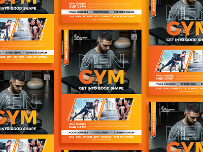 Free Gym Fitness Flyer Design Template