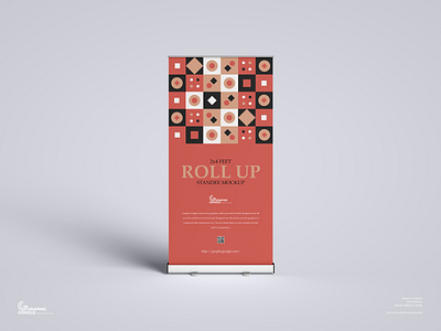 Free Roll up Standee Mockup roll up mockup