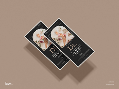 Free Floating Dl Flyer Mockup flyer mockup