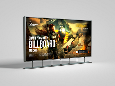Free Brand Billboard Mockup poster mockup