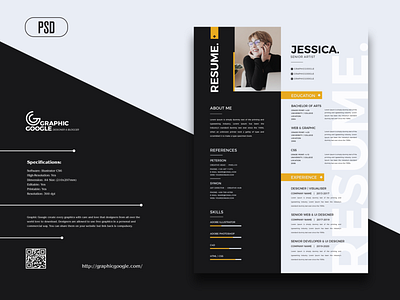 Free Elegant Resume Design Template cv free job resume resume design resume template template vector