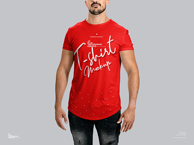 Free Premium Men T-shirt Mockup t shirt mockup