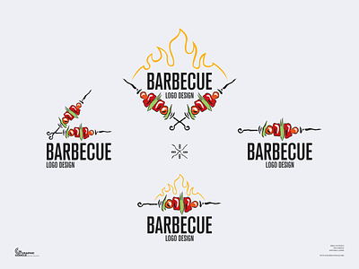 Free Barbecue Logo Design barbecue logo free freebie logo logo design logos print psd template