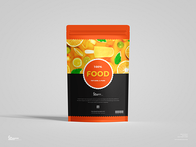 Free Food Pouch Mockup pouch mockup
