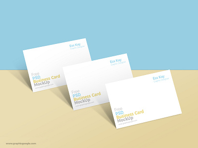 Free PSD Business Card Mock-Up business card mock up