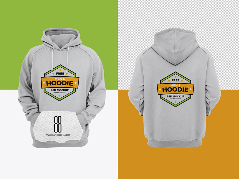 Free Men's Hoodie Mockup by Graphic Google | Dribbble ...