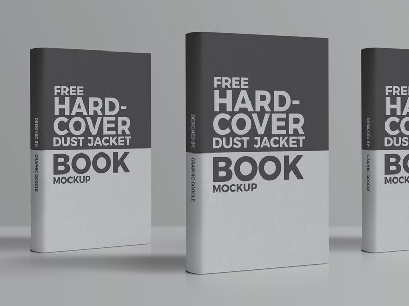 Download Free Hardcover Dust Jacket Book Mockup by Graphic Google ...