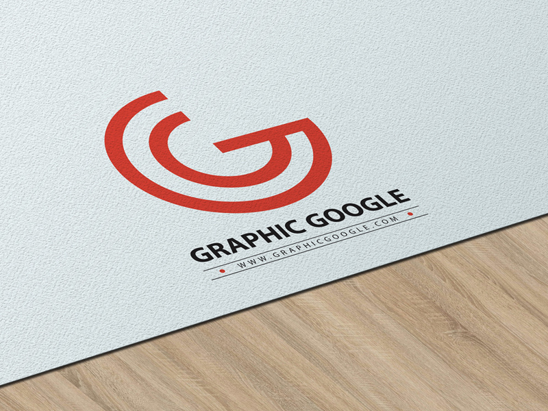 Download Free Texture Paper Logo PSD Mockup by Graphic Google on Dribbble