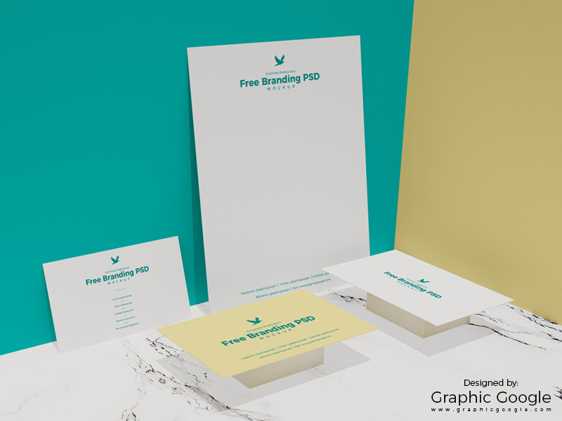 Free branding psd mockup