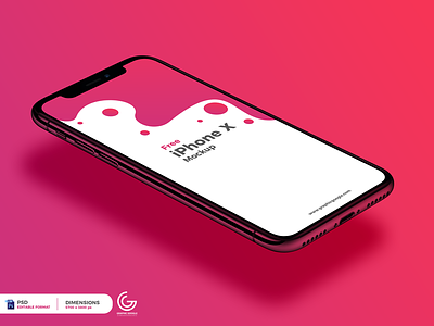 Free Perspective View iPhone X Mockup free mockup free psd mockup freebie freebies iphone iphone mockup iphone x iphone x mockup mockup mockup free mockup template psd mockup