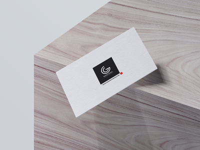 Free Falling Business Card Mockup