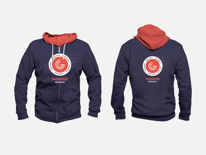 Download Free Men's Hoodie Mockup Psd by Graphic Google on Dribbble