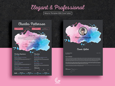 Free Elegant Resume Template With Cover Letter