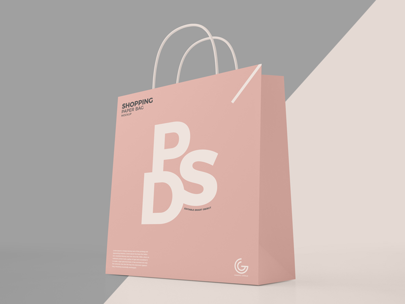 Download Free Shopping Bag Mockup Psd by Graphic Google on Dribbble