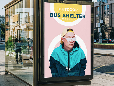 Free Bus Shelter Mockup Psd advertising billboard mockup branding bus shelter mockup free free mockup freebie mockup mockup free mockup psd poster mockup psd