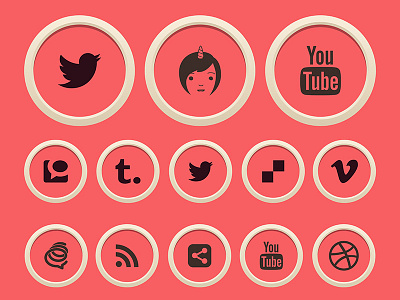 40 Free Flatin Social Media Icons