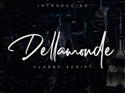 Dellamonde Classy Script Free Demo