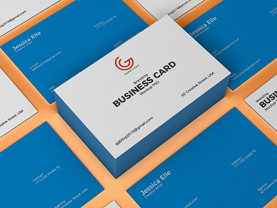 Free Branding Business Card Mockup