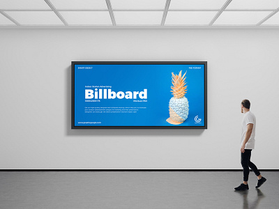 Free Indoor Advertising Billboard Mockup PSD billboard mockup download free free mockup free psd mockup freebie freebies mock up mockup mockup free mockup psd mockup template psd psd mockup