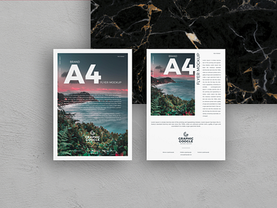 Free Brand A4 Flyer Mockup a4 flyer mockup branding download flyer flyer mockup free free mockup freebie identity logo mock up mockup mockup free mockup psd mockups print psd stationery template