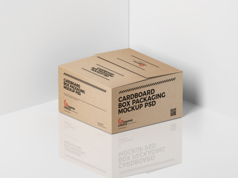 Download Free Cardboard Box Packaging Mockup PSD by Graphic Google ...