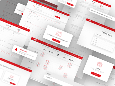 AON Advance - UI Design advance aon consulting design enterprise illustration insurance platform research screens ui ux web app