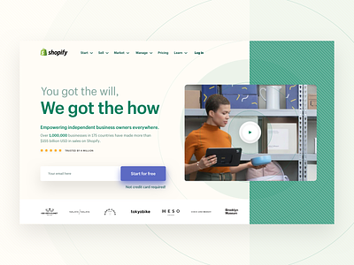 Shopify website exploration design exploration hero shopify ui ux web website