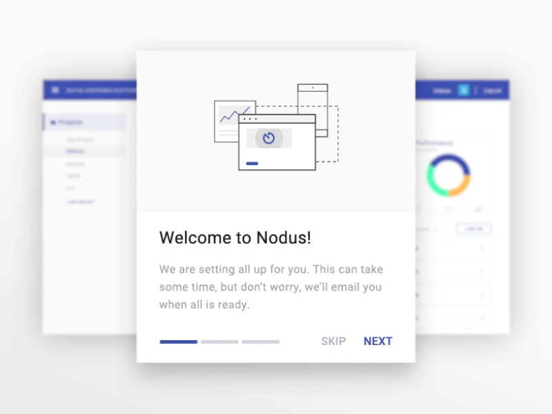 Onboarding animation design material design motion ui onboarding performance ui ux web