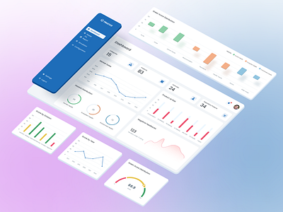 Trucco - Analytical Dashboard adobe xd aftereffects analytics animation application behance cosmetics dashboard design figma gif interaction isometric motion graphics ui uiux user interface web app web dashboard web site